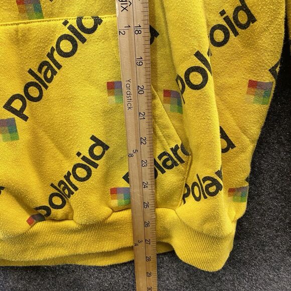 Polaroid Hoodie Sweatshirt Pullover Printed All Over Spellout Camera - Picture 6 of 8